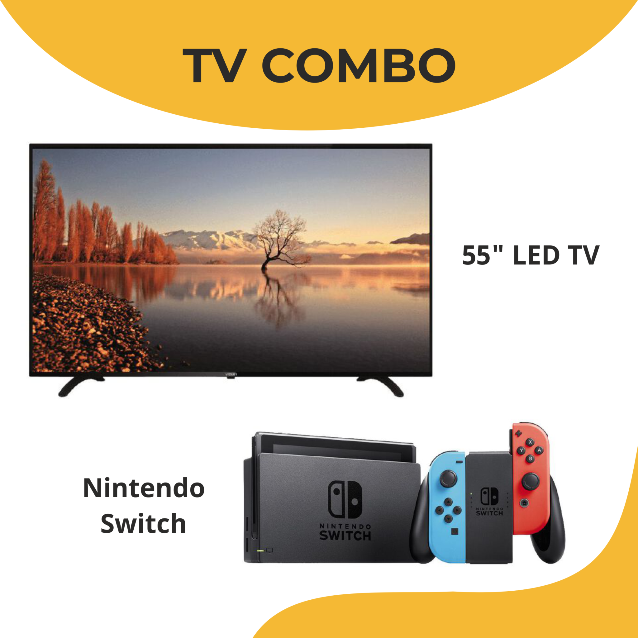 TV Combo – TV + Nintendo Switch | Premium Deals